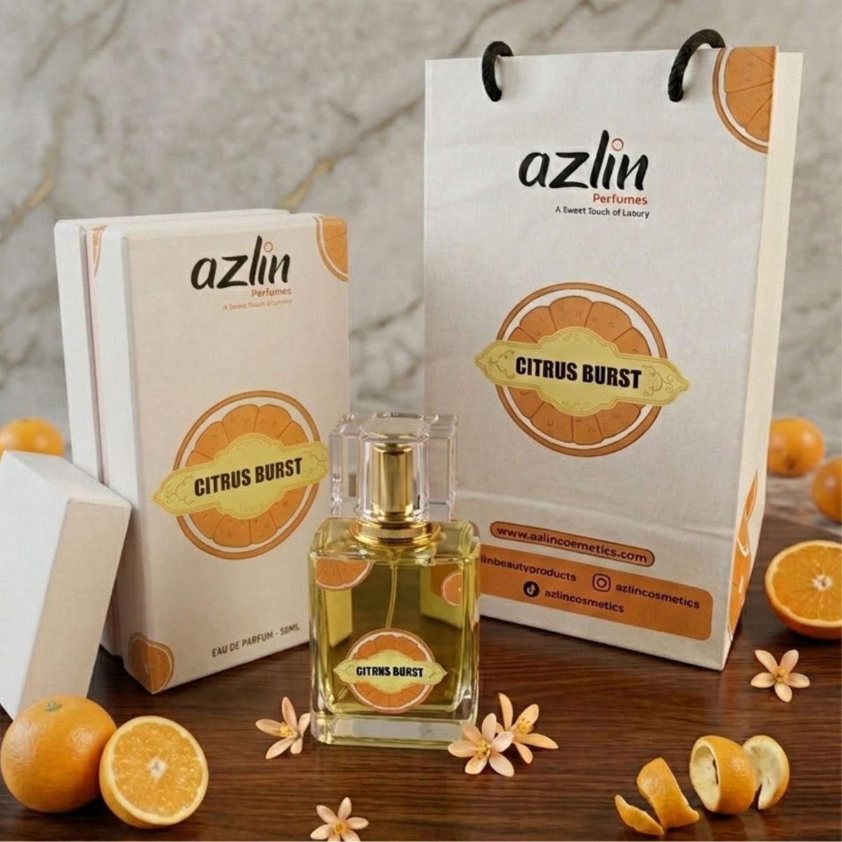 Citrus Burst Perfume – Long Lasting Fresh Citrus Fragrance for Men & Women