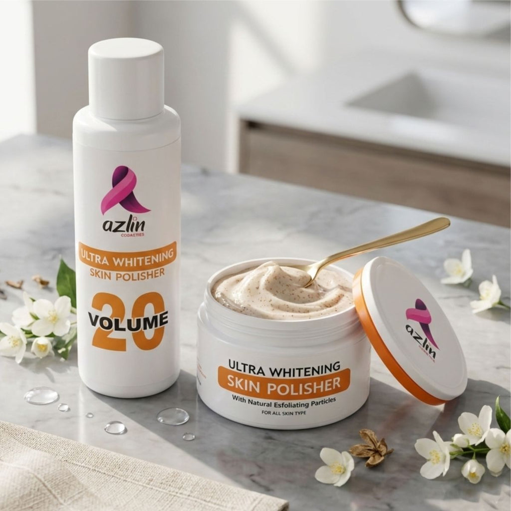 Ultra Whitening Skin Polish ( Combo)   Parlor  Size