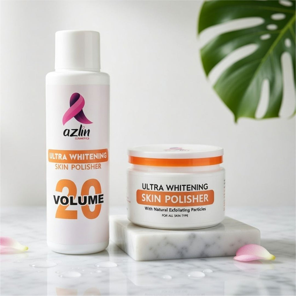 Ultra Whitening Skin Polish ( Combo)   Parlor  Size